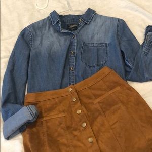 Abercrombie denim button up